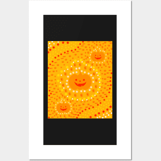 Halloween pattern Posters and Art